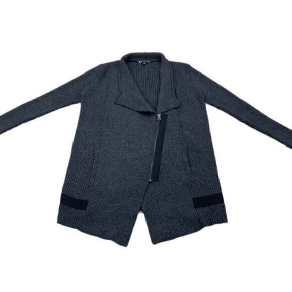 Athleta Thermolite Merino Wool Sentinel Sweater Coat gray size Small - Picture 7 of 10